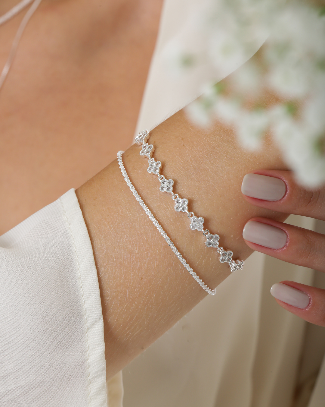 Pulseira - Trevos - Gravatinha