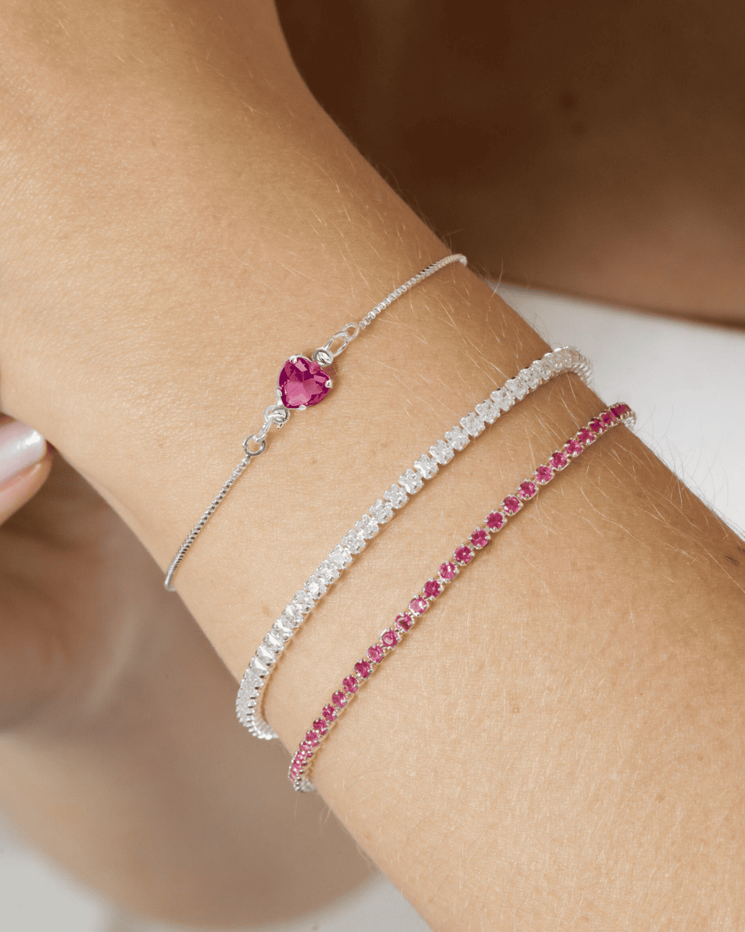 Pulseira, corrente veneziana, fecho tipo gravatinha